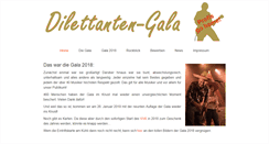Desktop Screenshot of dilettanten-gala.de