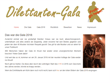 Tablet Screenshot of dilettanten-gala.de